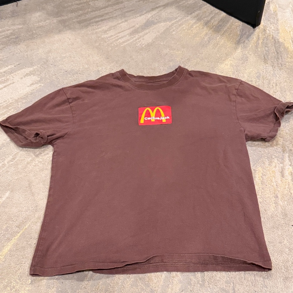 Cactus‎ Jack by Travis Scott x McDonald’s Brown T-Shirt size L in GUC check pics